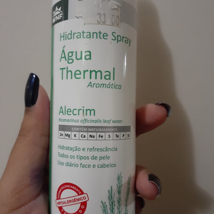 photo of WNF água thermal alecrim shared by @luizatayoca on  30 Jan 2022 - review