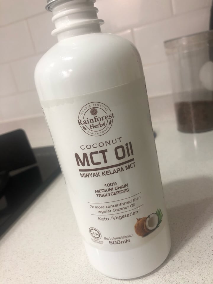 review photo of Rainforest Herbs Coconut MCT Oil shared by @khaleila on 17 Dec 2019 - review