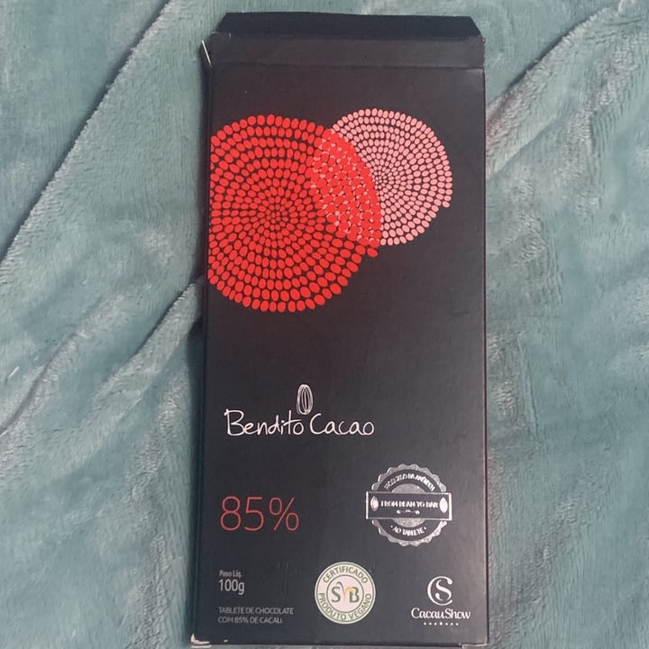 photo of chocolate bendito cacau 85% Chocolate Bendito Cacau 85% shared by @janaesteves on  11 May 2022 - review