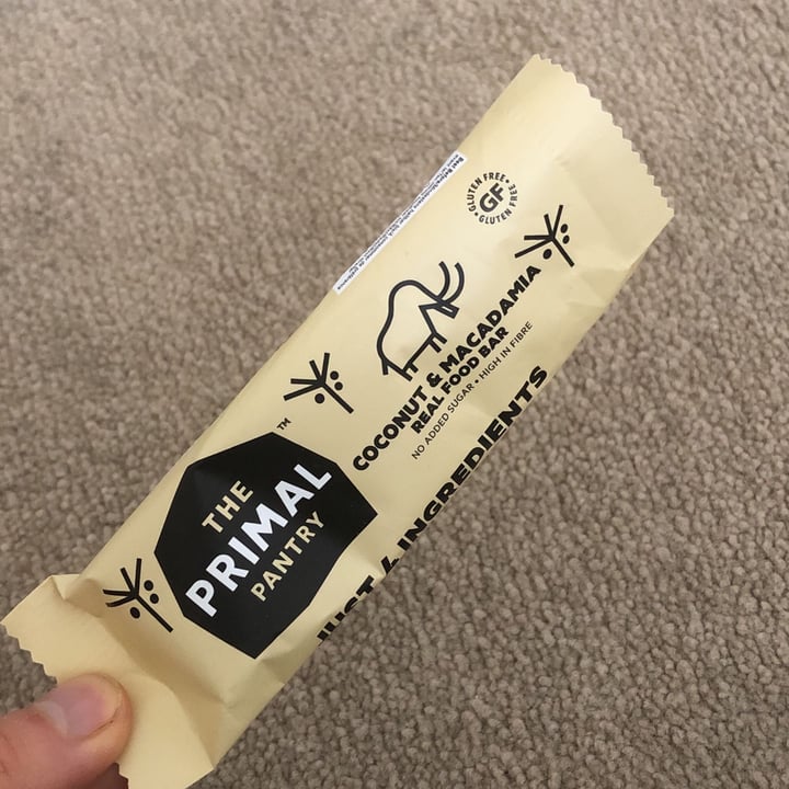 photo of The Primal Pantry Coconut&Macadamia Bar shared by @alienwa on  22 Apr 2022 - review