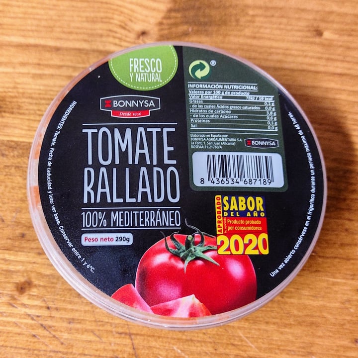 photo of Bonnysa Tomate rallado shared by @viajeracronica on  24 Oct 2020 - review