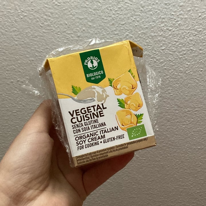 review photo of Probios Organic Italian Soy Cream shared by @m0nica on 13 Oct 2022 - review