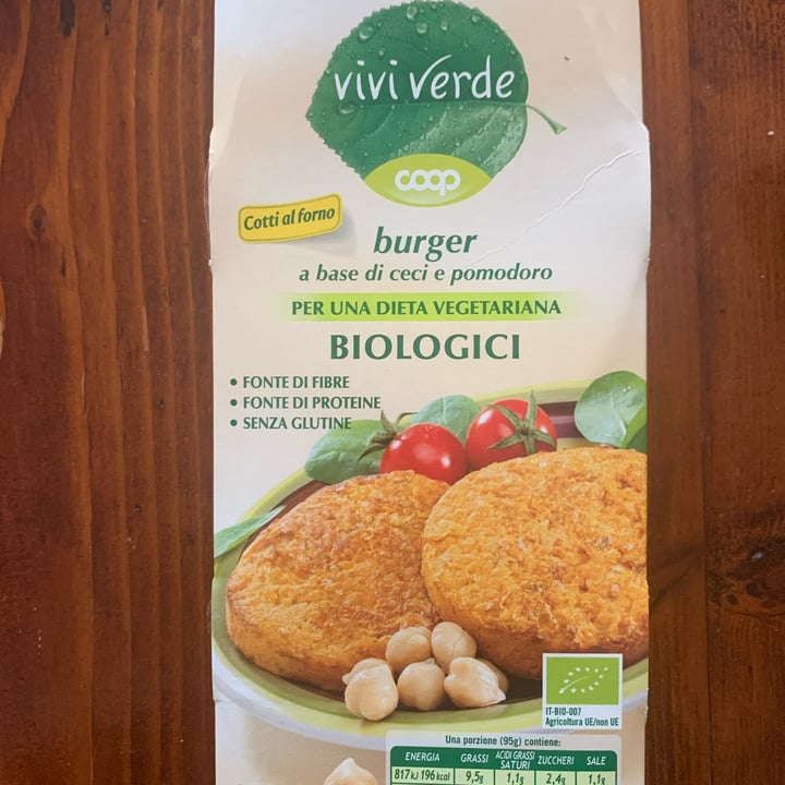 review photo of Vivi Verde Coop Burger ceci e pomodoro shared by @abillions on 30 Mar 2022 - review