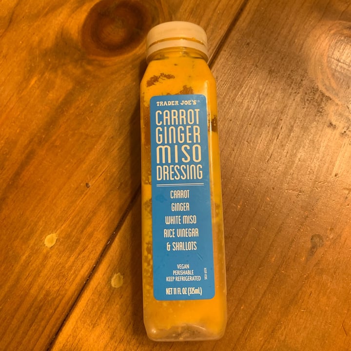 photo of Trader Joe's Carrot Ginger Miso Salad Dressing shared by @roserose on  15 May 2022 - review