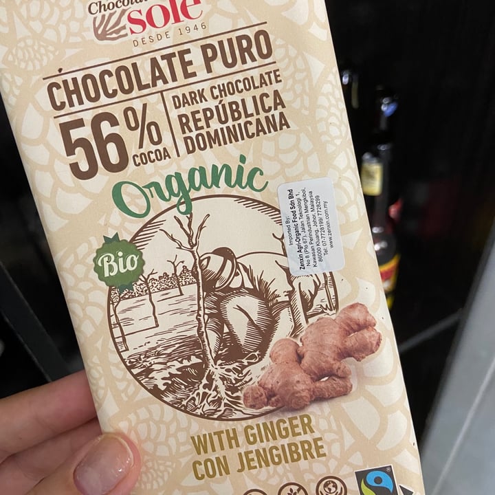 photo of Chocolates Solé Chocolate Puro Con Jengibre shared by @dafnelately on  26 Sep 2021 - review