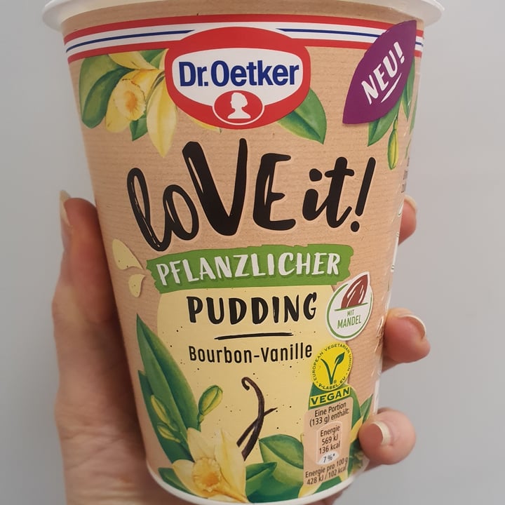 photo of Dr. Oetker Love it! Pflanzlicher Pudding Bourbon-Vanille shared by @jeanneloani on  18 Mar 2021 - review