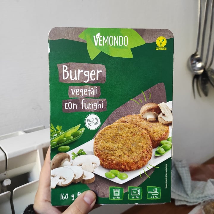 photo of Vemondo Burger Vegetali con Funghi shared by @ambracol on  03 Apr 2022 - review