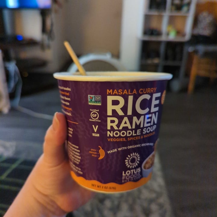 review photo of Lotus Foods (Rice Is Life) Masala Curry Rice Ramen shared by @ashleyash on 31 Aug 2022 - review