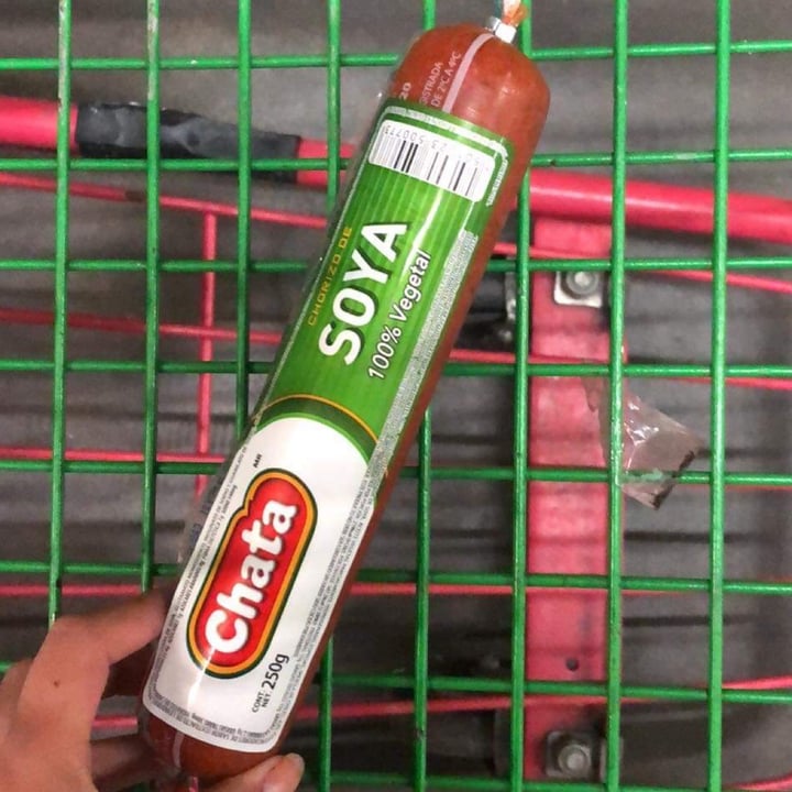 photo of La Chata Chorizo de soya shared by @valeriiatllz on  23 Oct 2021 - review