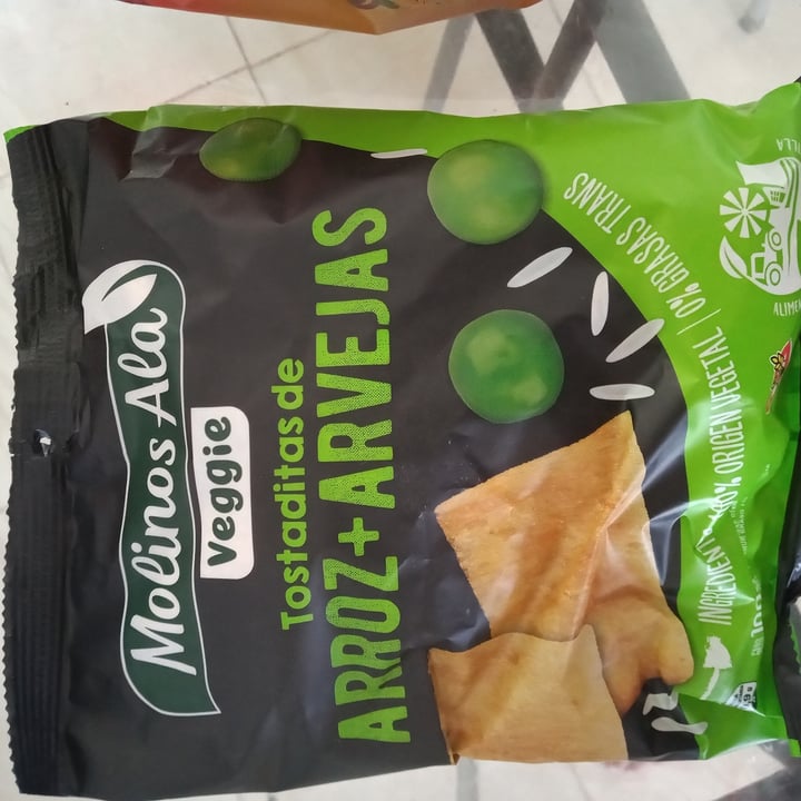 photo of Molinos Ala Tostaditas de arroz y arvejas shared by @antoii on  20 Mar 2022 - review