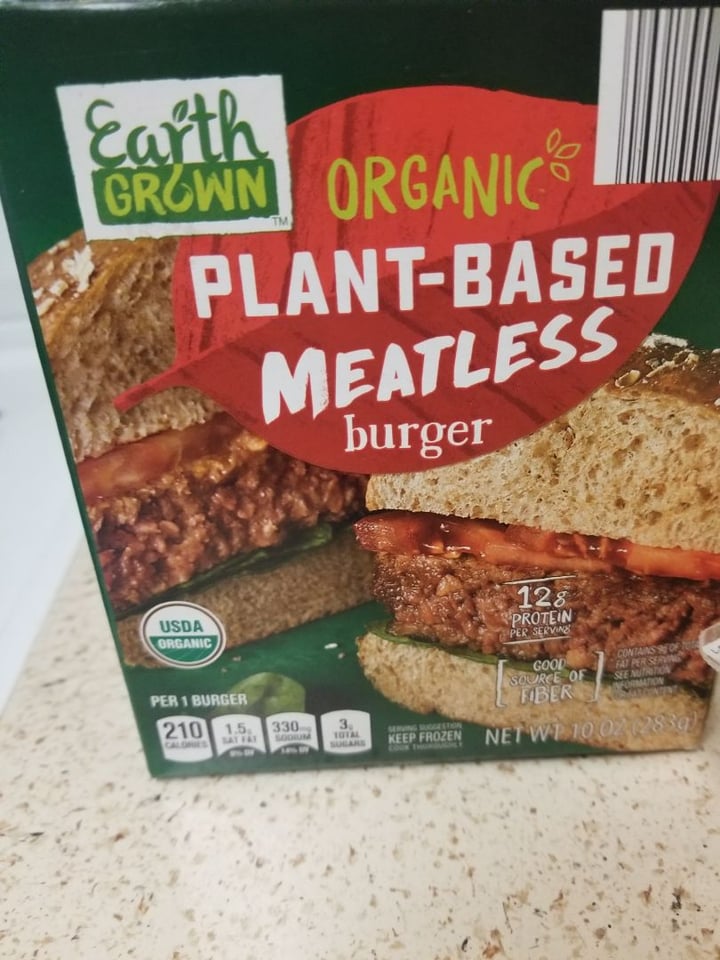 photo of Earth Grown Organic Plant Based Meatless Burger shared by @steph90 on  21 Sep 2019 - review