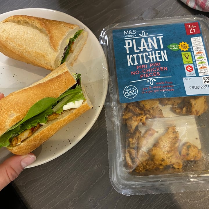 review photo of Marks & Spencer Food (M&S) Piri Piri No Chicken Pieces shared by @georgiaapaige on 19 Jun 2021 - review