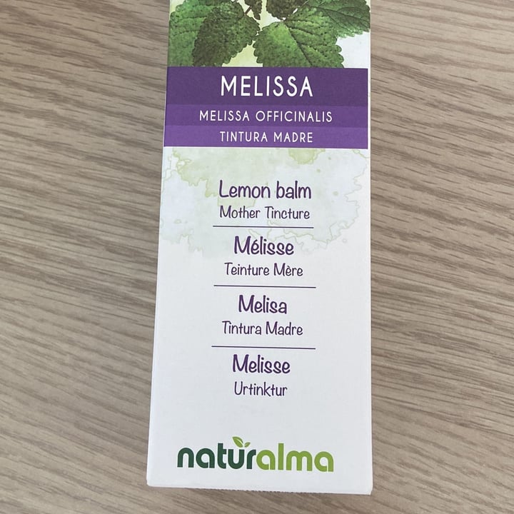 photo of Naturalma Melissa Officinalis shared by @alicecristino on  11 May 2022 - review