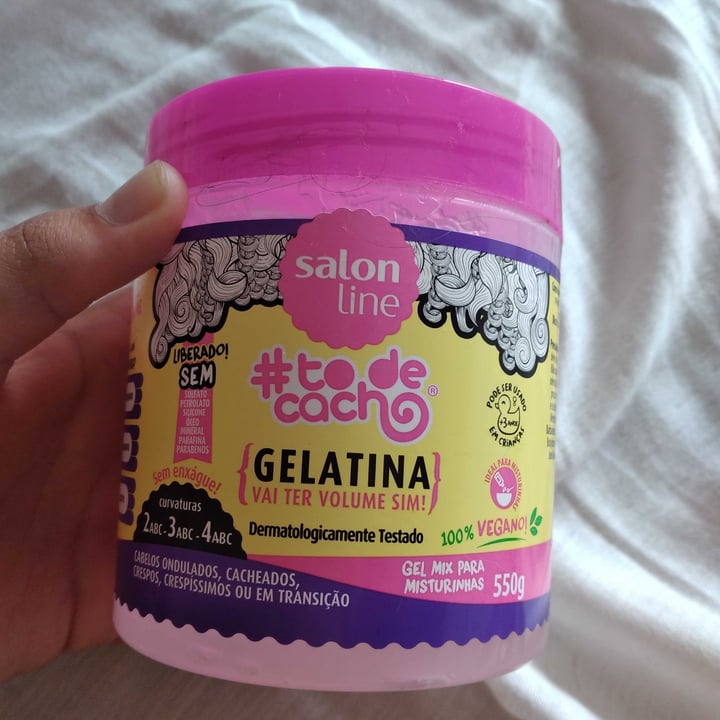 photo of Salon line Gelatina #todecacho Super Definição  shared by @melissasantos on  19 Sep 2021 - review