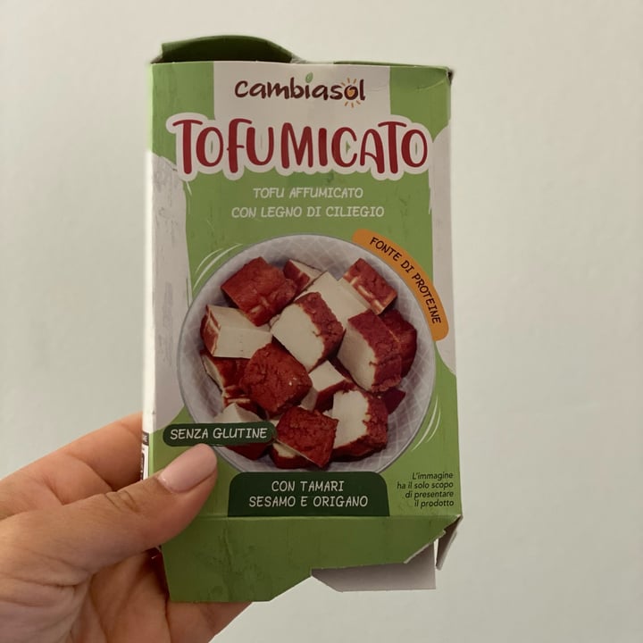 photo of Cambiasol Tofu affumicato shared by @ilenialentini on  18 Apr 2022 - review