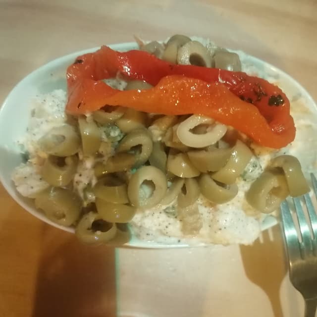 「Ensaladilla vegana」の料理の写真