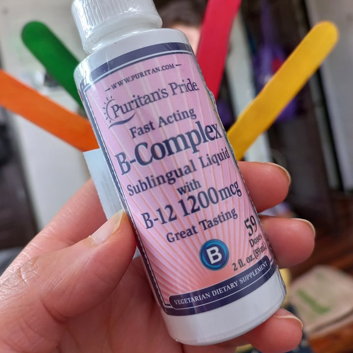 photo of Puritan's Pride B-Complex Sublingual Liquid B12 shared by @impulsaveg on  27 Nov 2021 - review