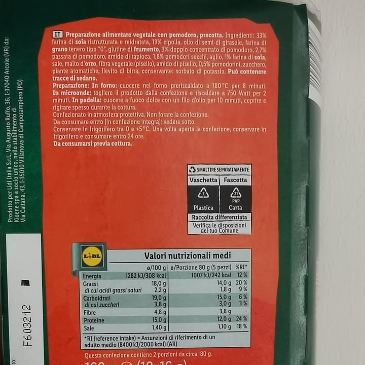 review photo of Vemondo Polpette Vegetali al Pomodoro shared by @saricante on 31 Jan 2022 - review