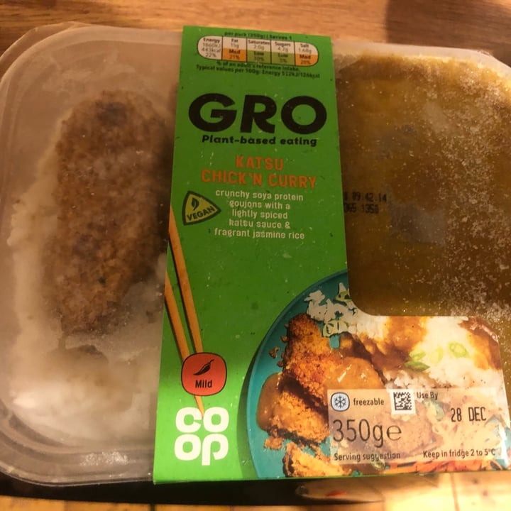 photo of GRO Katsu Curry shared by @stephh on  01 Mar 2022 - review