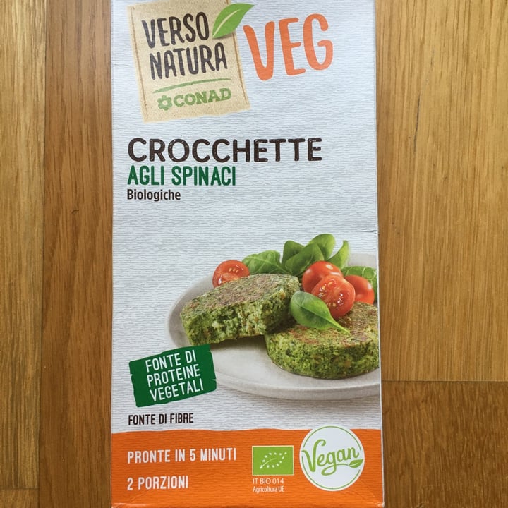 photo of Verso Natura Conad Veg Crocchette agli Spinaci shared by @jevi on  30 Oct 2021 - review