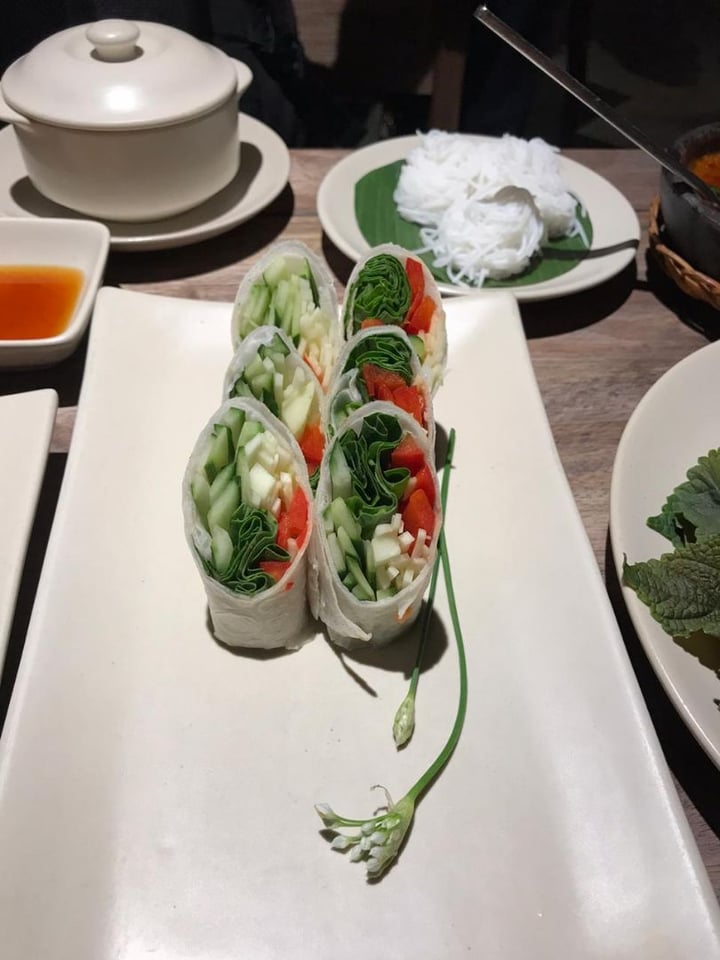 review photo of Hum Vegetarian, Lounge & Restaurant Summer roll shared by @aparnasa on 22 Dec 2019 - review