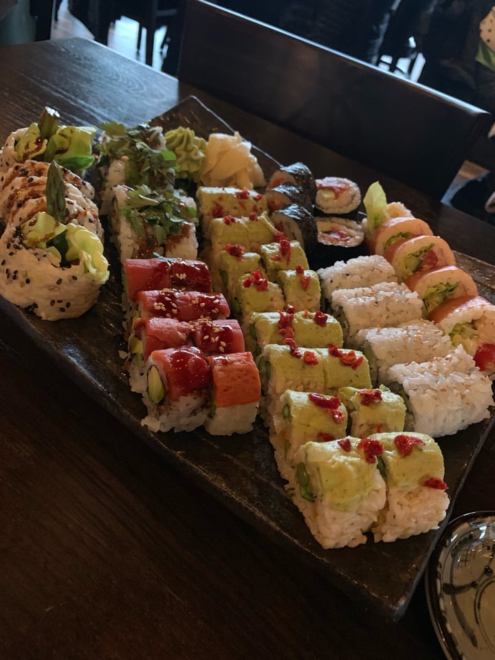 review photo of Blue Sushi Sake Grill Cowgirl (vegan Maki) shared by @dreambigthinkbig on 13 Sep 2019 - review