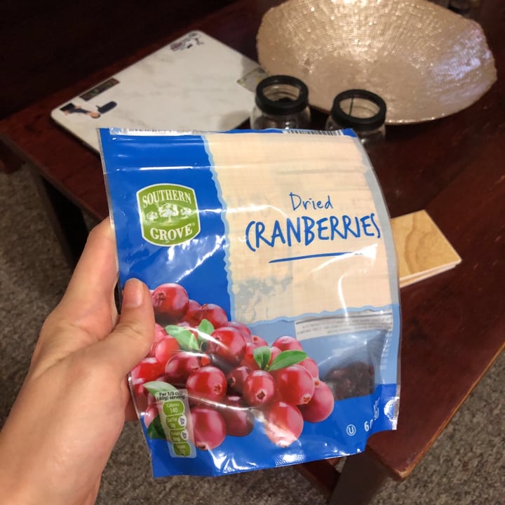 photo of Southern Grove Dried cranberries shared by @alexanfrades on  29 Apr 2020 - review