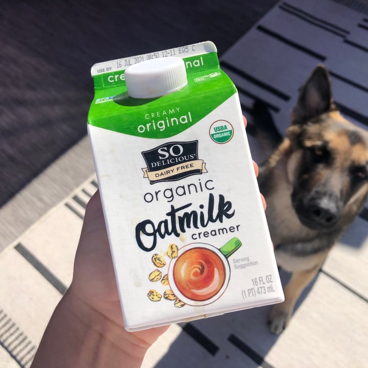 photo of So Delicious Dairy Free Organic Oatmilk Creamer - Creamy Original shared by @smallbird on  13 Jun 2021 - review
