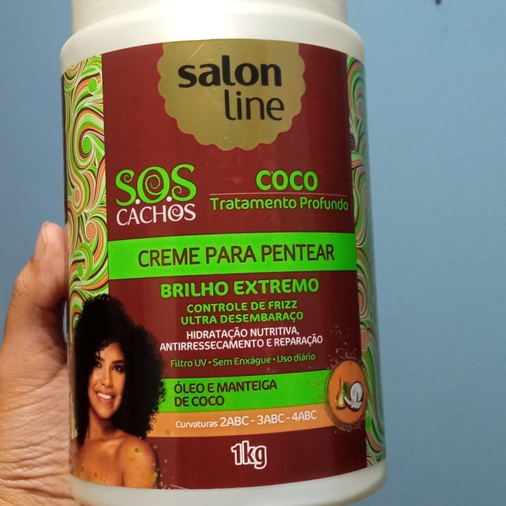 photo of Salon line Máscara de hidratação - SOS cachos shared by @lbeatriz on  31 Dec 2021 - review