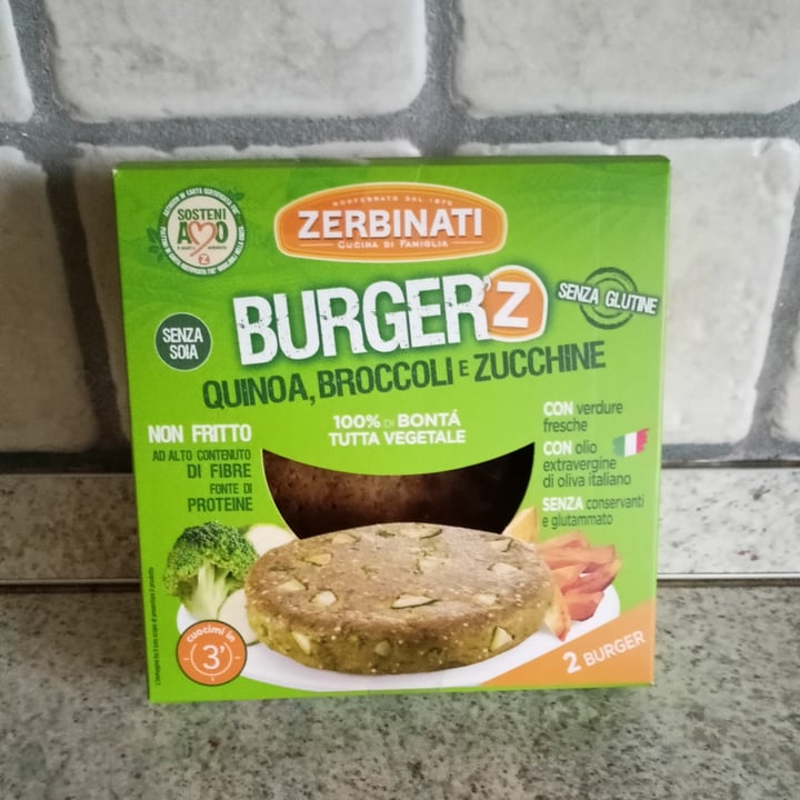 review photo of Zerbinati Burger'Z Quinoa, Broccoli e Zucchine shared by @irene77 on 11 Apr 2022 - review