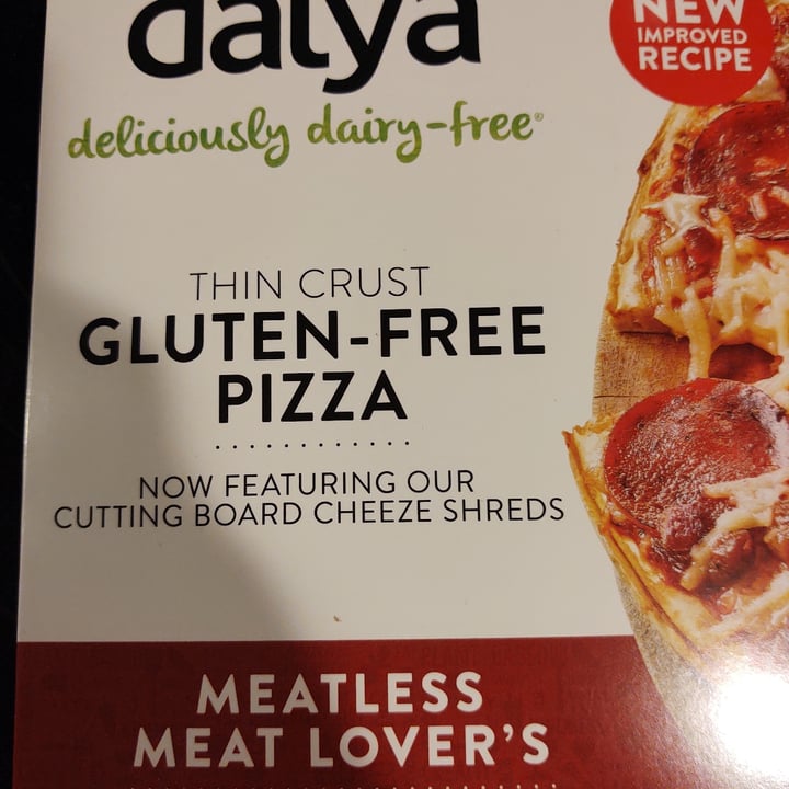 review photo of Daiya Thin crust gluten-free pizza meatless meat lovers shared by @kconover on 11 Feb 2022 - review
