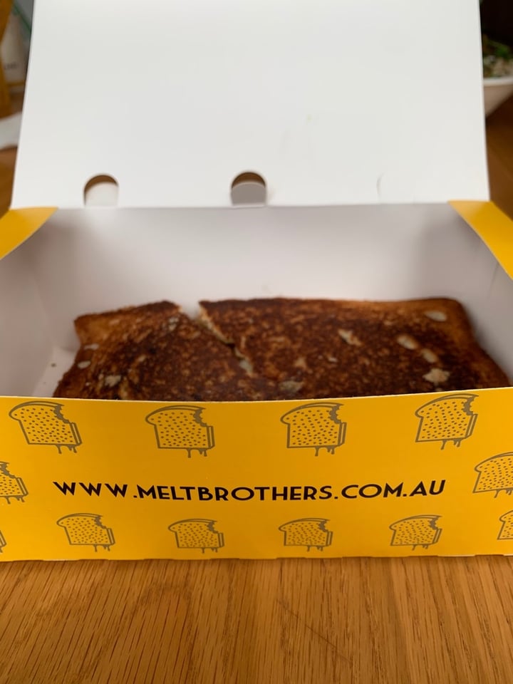 review photo of Melt Brothers Toasties, Espresso & Gems - Post Office Square - RE-OPENING IN MAY Vegan Hippy Cheese Toasted Sandwich shared by @plantbasedarmy on 02 Feb 2020 - review