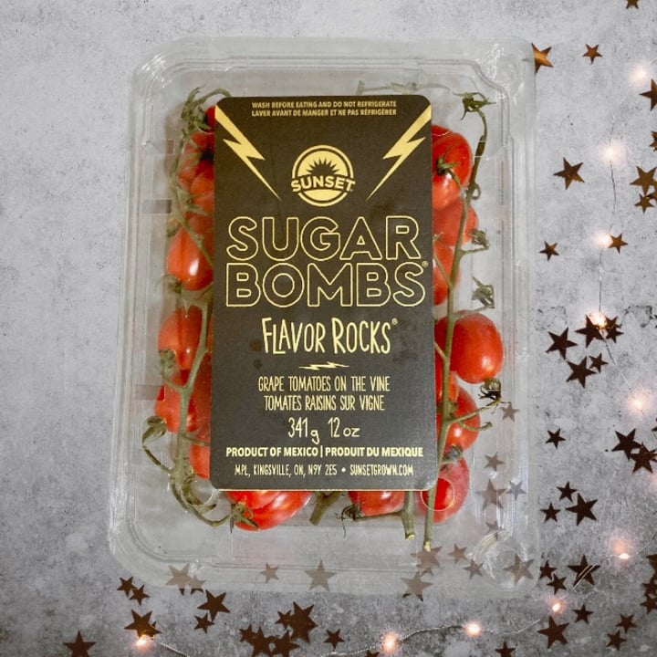 photo of Sunset Sugar Bomb Flavor Rocks Grape Tomatoes On The Vine shared by @glutenfreevee on  25 Dec 2022 - review