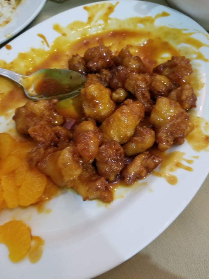 photo of Chef Kenny’s Asian Vegan Orange Chicken shared by @plantpoweredpotato on  04 Jan 2020 - review