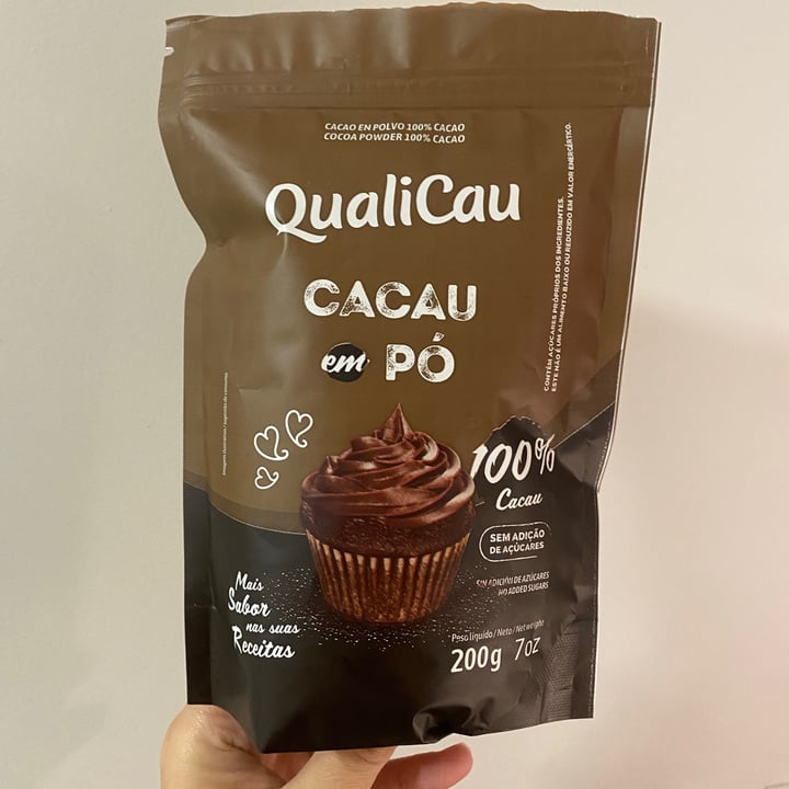 photo of Qualicau Cacau em pó 100% cacau shared by @carolsch on  19 Jul 2021 - review