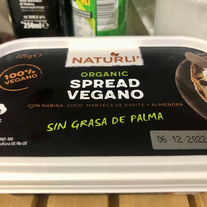 photo of Naturli' Spread Vegano shared by @training-ground on  25 Sep 2022 - review