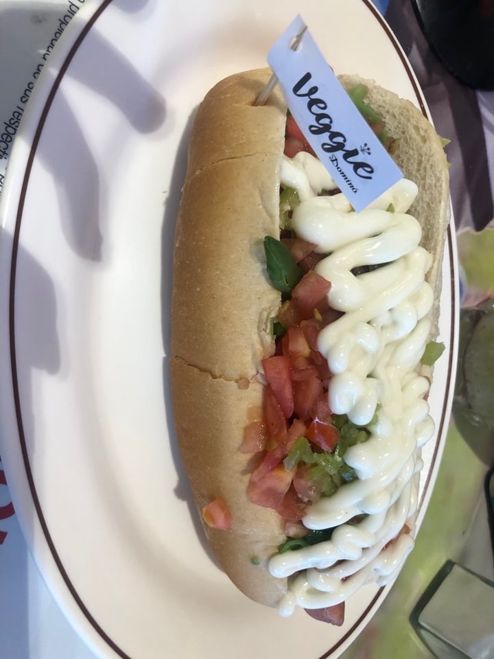review photo of Dominó Fuente de Soda chacarero vegano shared by @javiveg on 27 Nov 2019 - review