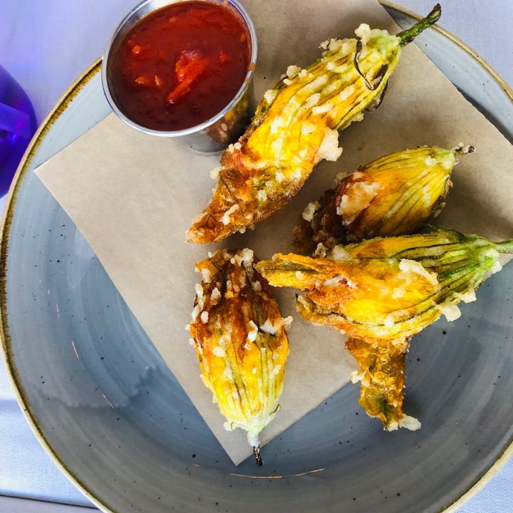 photo of Crossroads Kitchen Stuffed Zucchini Blossoms shared by @lonica on  29 May 2021 - review