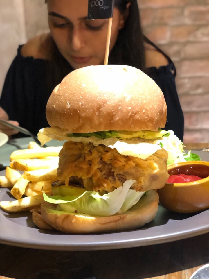 photo of POP Vegan Barbecue Vegan Chicken Burger shared by @ridhisanghrajka on  02 May 2019 - review