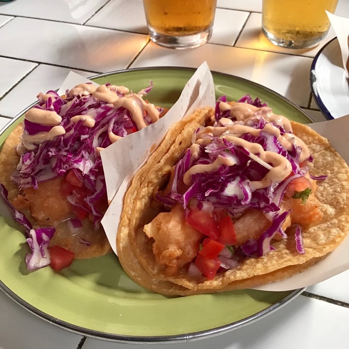 photo of Telefonica Gastro Park Tacos de camarón vegano shared by @luliacs on  31 Aug 2020 - review