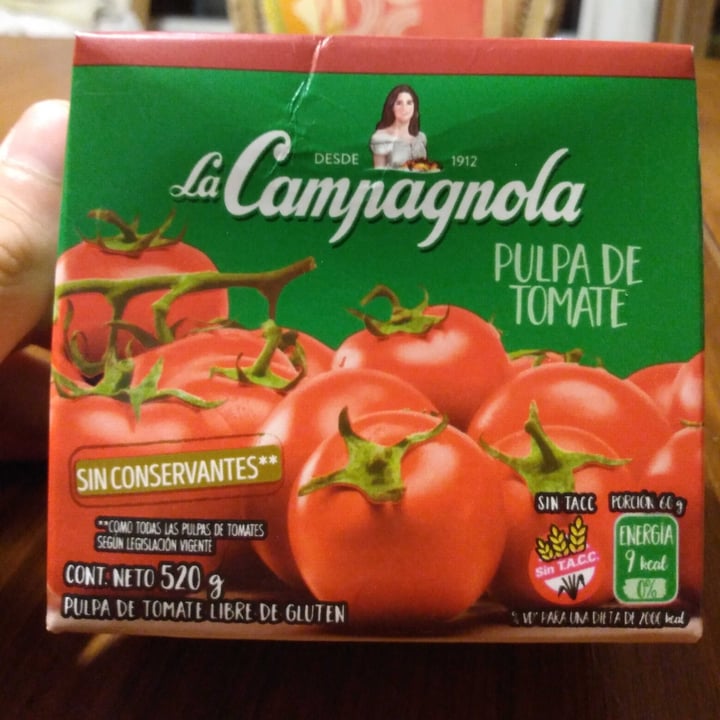 photo of La Campagnola Pulpa de tomate shared by @oktiss on  17 Jan 2021 - review