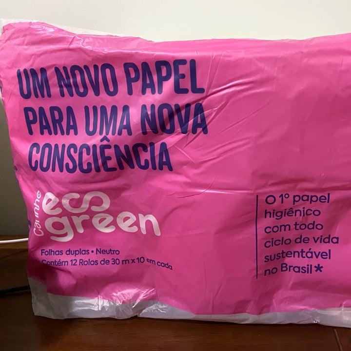 photo of Eco Green Carinho papel higiênico shared by @alerialage on  29 May 2022 - review