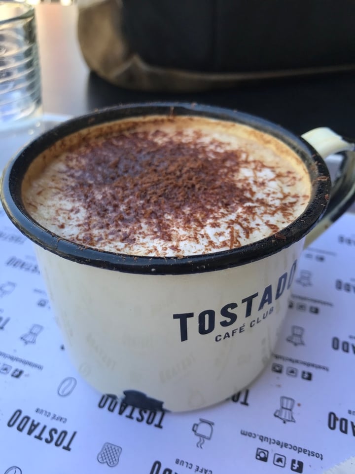 photo of Tostado Cafe Club Cafe con leche shared by @candelariex on  28 Feb 2020 - review