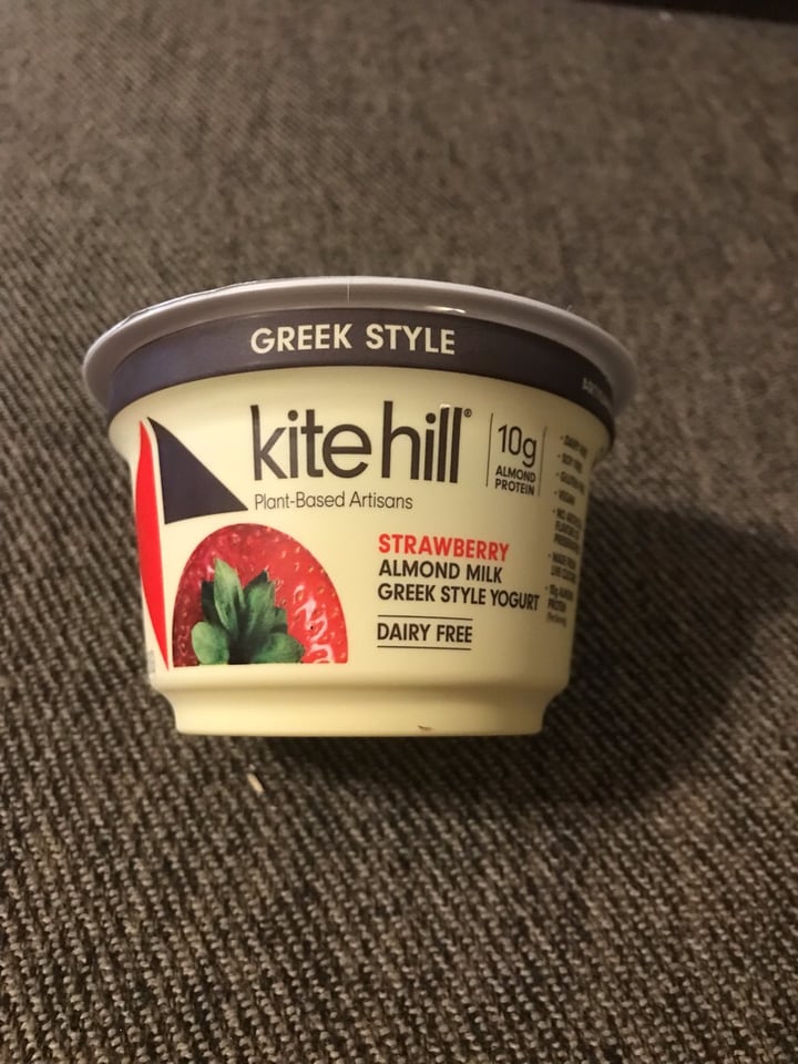 photo of Kite Hill Strawberry  Almond Milk Greek Style Yogurt shared by @ashwed on  21 Sep 2019 - review