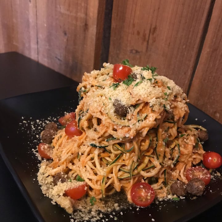 photo of Afterglow By Anglow Raw Zucchini Linguine With Walnut ‘Meat’-Balls shared by @applepancakes on  07 Jan 2019 - review