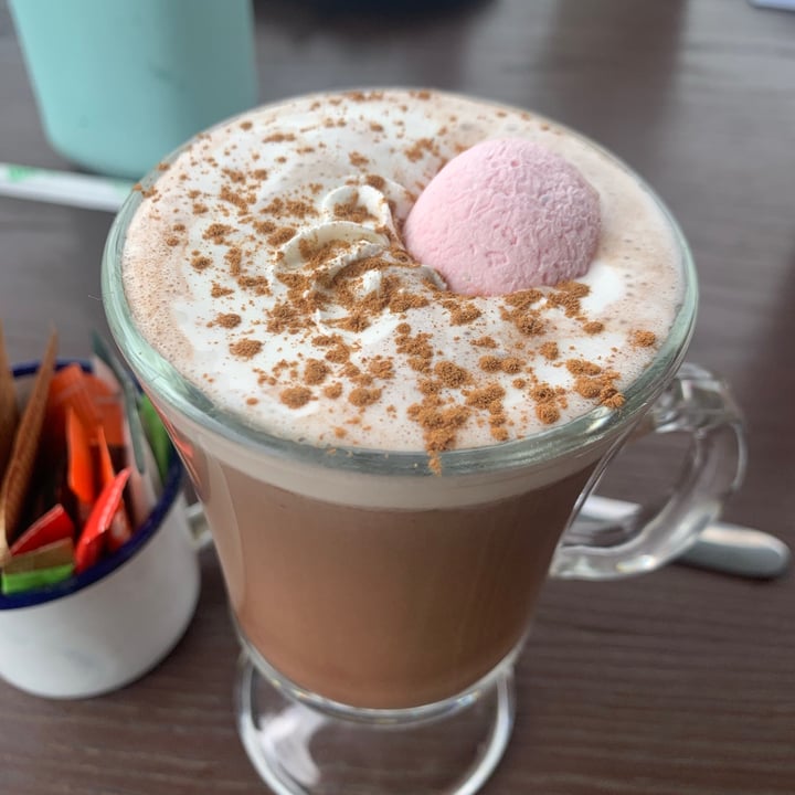 review photo of Asher's Corner Cafe @ Ashers Farm Sanctuary Hot Chocolate shared by @deepali911 on 06 Dec 2020 - review