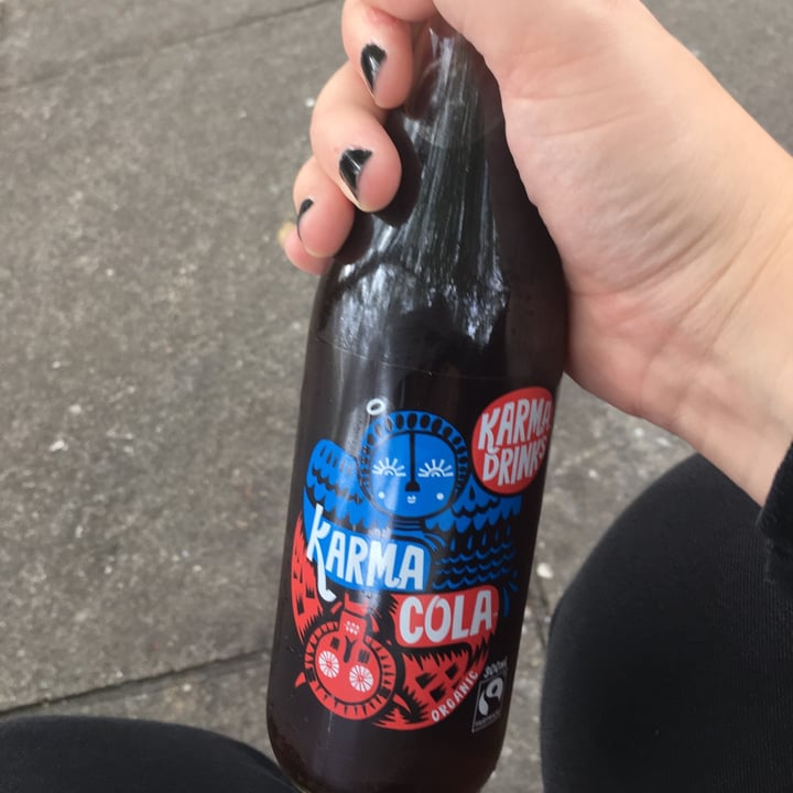 photo of Karma drinks Cola shared by @xxveganxx on  30 Dec 2021 - review