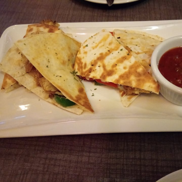 photo of The Rebel Company Cafe & Bar plant based chikn quesadillas shared by @veganspicegirl on  17 Sep 2022 - review