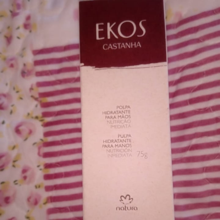 review photo of Natura Pulpa para Manos Hidratante de Castaña - Ekos shared by @regivegana on 11 Aug 2020 - review