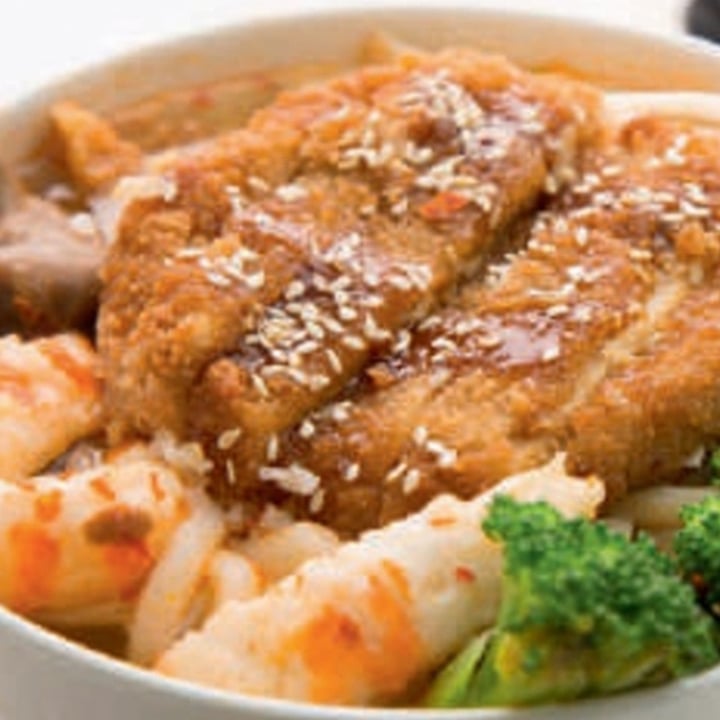 photo of Nature Cafe Spicy Udon Soup w' Fried Chicken shared by @amazinganne on  27 Jul 2020 - review